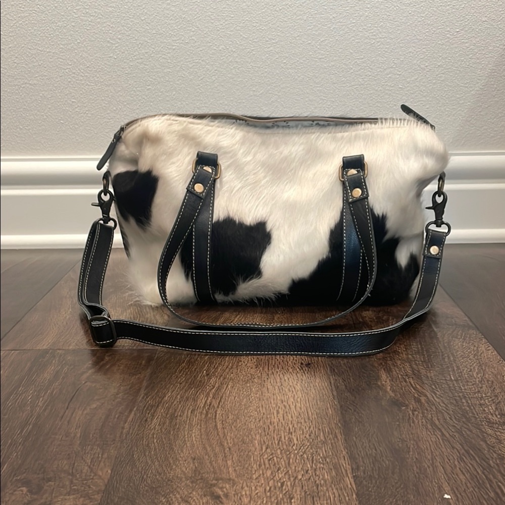 Cowhide Leather Shoulder Bag